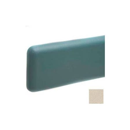 Pawling Wall Guard W/Rounded Top & Bottom Edges, Aluminum Retainer, 6"H x 12'L, Bone WG-6-12-238